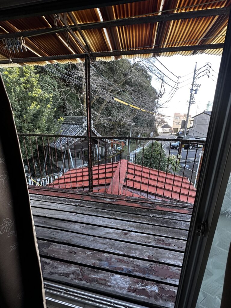 ２階からの眺め（南西方向）